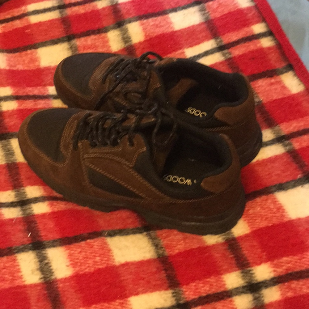 Elk wood size 10 textile w leather Brownwblack